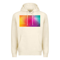 Tofu multicolor abstract lines Premium Hoodie - chombo