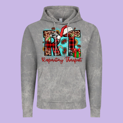 Christmas Rt Respiratory Therapist Vintage Hoodie Designed By Jahusdesignshop