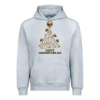 Heather Grey Happy Consumption Day Urban Hoodie - RanaPortraitStore