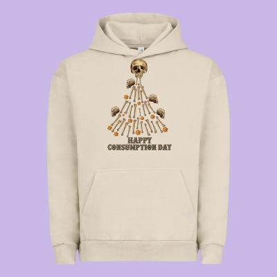 Happy Consumption Day Urban Hoodie Designed By Ranaportraitstore