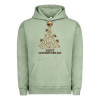Pigment Oil Green Happy Consumption Day Urban Hoodie - RanaPortraitStore