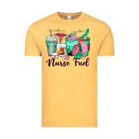 Vintage Mustard nurse fuel coffee cups Vintage Tee - Zillion Design Studio