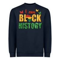 Navy i am black history juneteenth Heavyweight Sweatshirt - texasbilliewilder