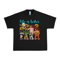 Black life is better on the farm Urban Heavy Tee - Zillion Design Studio