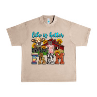 French Oak life is better on the farm Urban Heavy Tee - Zillion Design Studio