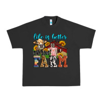 Pigment Black life is better on the farm Urban Heavy Tee - Zillion Design Studio