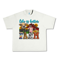 Pistachio life is better on the farm Urban Heavy Tee - Zillion Design Studio