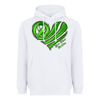 White mental health awareness heart Heavyweight Hoodie - Jasminsmagicworld