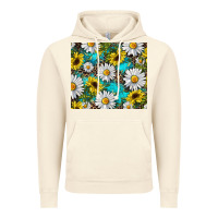 Vintage Artic Daisy and sunflower Vintage Hoodie - RanaPortraitStore