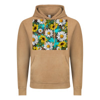 Vintage Camel Daisy and sunflower Vintage Hoodie - RanaPortraitStore
