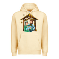 Pina Colada jesus newborn oh holy night Premium Hoodie - MaliasSmallBusiness