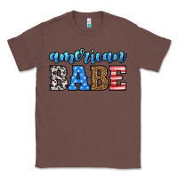 Chestnut american babe Classic Tee - HRA Design Shop