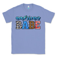Colony Blue american babe Classic Tee - HRA Design Shop