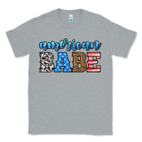 Heather Grey american babe Classic Tee - HRA Design Shop