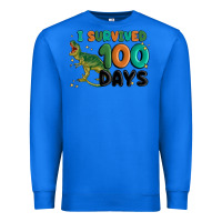 True Royal i survived 100 days Premium Sweatshirt - MaliasSmallBusiness
