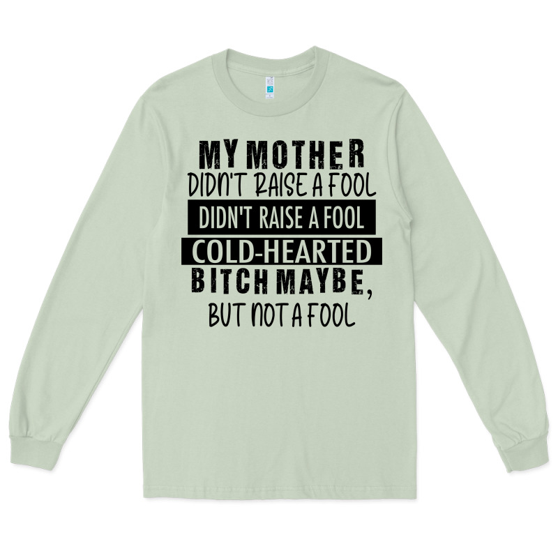 My Mother Black Long Sleeve Tee by RacoonDesign | Teevron