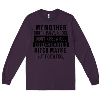 Plum my mother black Long Sleeve Tee - RacoonDesign