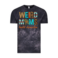 Cloud Black weird moms build character Vintage Tee - texasbilliewilder