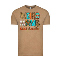 Vintage Coffee weird moms build character Vintage Tee - texasbilliewilder
