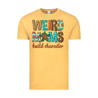 Vintage Mustard weird moms build character Vintage Tee - texasbilliewilder
