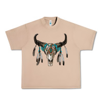 Burro boho bull skull Urban Heavy Tee - RanaPortraitStore