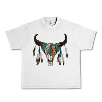 Lunar Rock boho bull skull Urban Heavy Tee - RanaPortraitStore