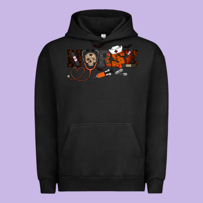 Halloween Nurse Urban Hoodie Designed By Ranaportraitstore