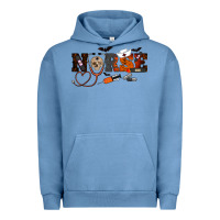 Pigment Pebble Blue Halloween Nurse Urban Hoodie - RanaPortraitStore