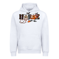 White Halloween Nurse Urban Hoodie - RanaPortraitStore
