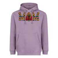 Lavender mom lady of guadalupe  serape sunflower Heavyweight Hoodie - Jasminsmagicworld