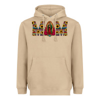 Mushroom mom lady of guadalupe  serape sunflower Heavyweight Hoodie - Jasminsmagicworld