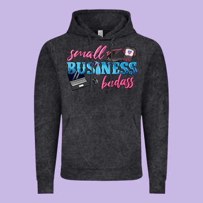 Vintage Hoodie small business badass