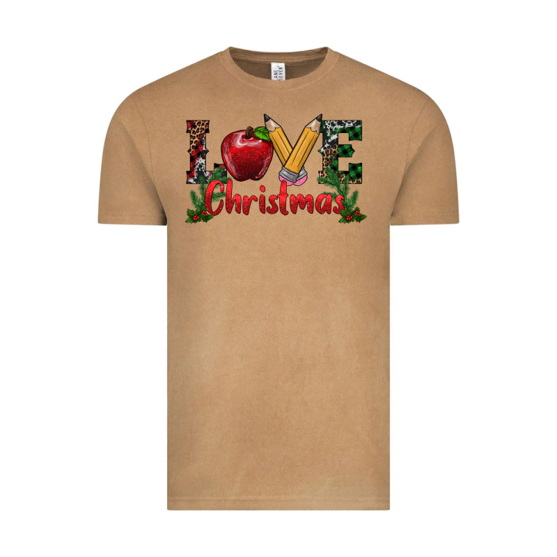 Love Christmas Teacher Vintage Tee by RanaPortraitStore | Teevron