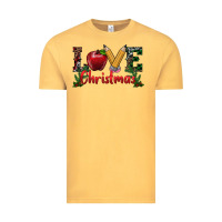 Vintage Mustard love christmas teacher Vintage Tee - RanaPortraitStore