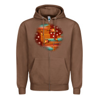Chestnut fall patch Zipper Hoodie - JahusDesignShop