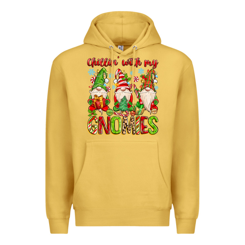 Chillin With My Gnomies Premium Hoodie by MaliasSmallBusiness | Teevron