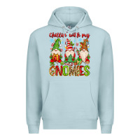 Blue Mist chillin with my gnomies Premium Hoodie - MaliasSmallBusiness