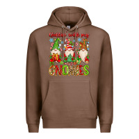 Chestnut chillin with my gnomies Premium Hoodie - MaliasSmallBusiness