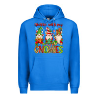 True Royal chillin with my gnomies Premium Hoodie - MaliasSmallBusiness