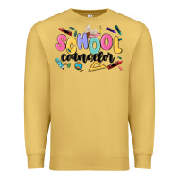Antique Gold school counselor Premium Sweatshirt - MaliasSmallBusiness