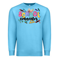 Ocean Blue school counselor Premium Sweatshirt - MaliasSmallBusiness