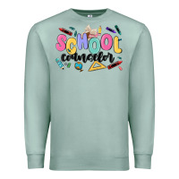 Seafoam school counselor Premium Sweatshirt - MaliasSmallBusiness