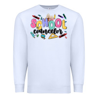 White school counselor Premium Sweatshirt - MaliasSmallBusiness