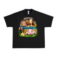 Black farm truck animals Urban Heavy Tee - Zillion Design Studio