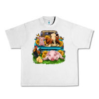 Farm Truck Animals Urban Heavy Tee | Teevron