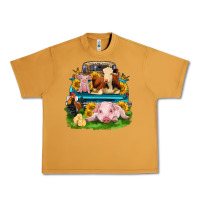 Peanut Butter farm truck animals Urban Heavy Tee - Zillion Design Studio