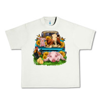 Pistachio farm truck animals Urban Heavy Tee - Zillion Design Studio