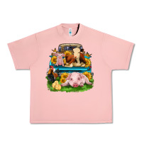 Salmon farm truck animals Urban Heavy Tee - Zillion Design Studio