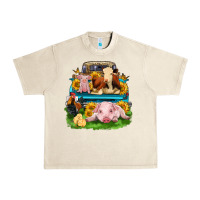 Sandshell farm truck animals Urban Heavy Tee - Zillion Design Studio