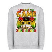 I Paused My Game Celebrate Juneteenth Heavyweight Sweatshirt | Teevron